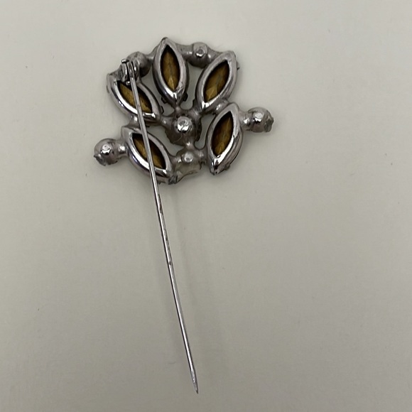 Antique Crystal Pin - Picture 2 of 3